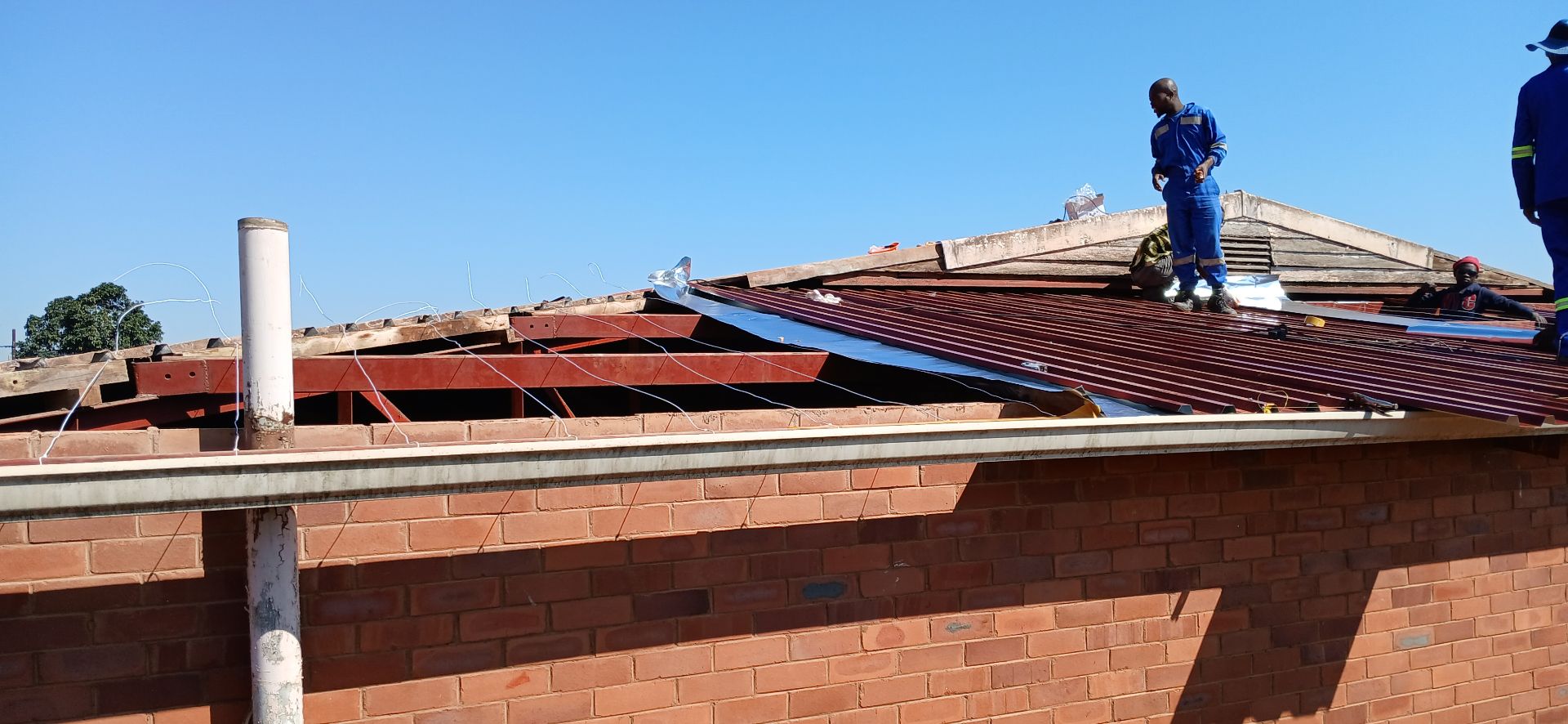 Public Hall Roof Installation - before photo 5